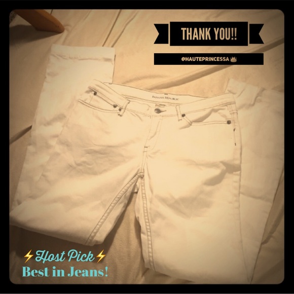 Banana Republic Denim - Banana Republic Stretch Fitted Jeans